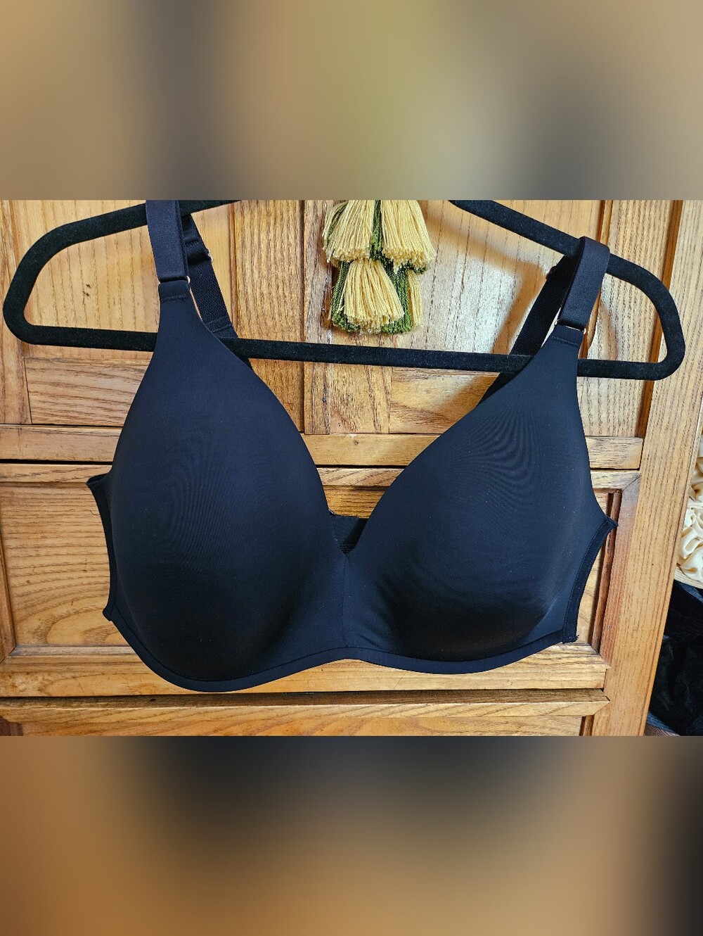 Soma Vanishing 360 Wireless Bra Black 40DD